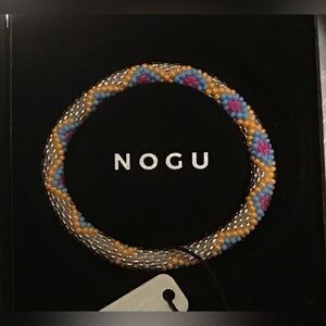 🩵🤎🩷 NOGU Blue, Gold, Pink Himalayan Bracelet 🩷🤎🩵